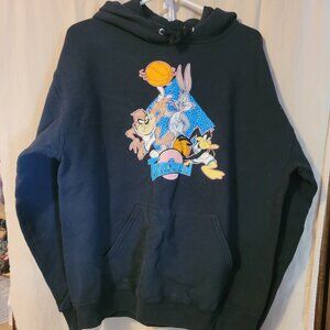 Space Jam Tune Squad Hoodie Size Large Black